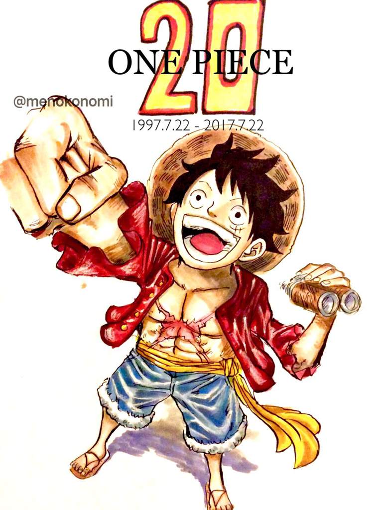 🎉ONE PIECE 22 ANNIVERSARY Fan Art 🎉 | Anime Amino