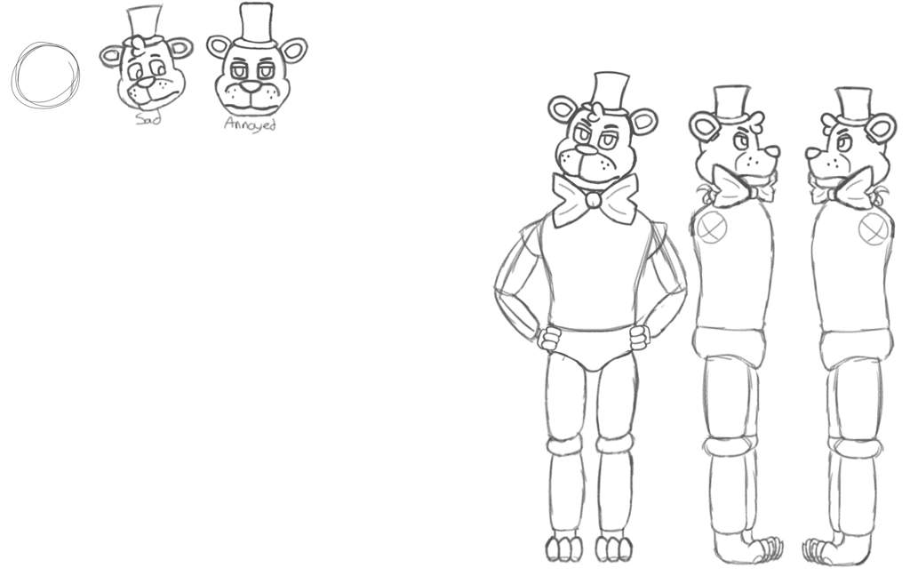 Freddy Fazbear Character Sheet Work In Progress | Five Nights At Freddy ...