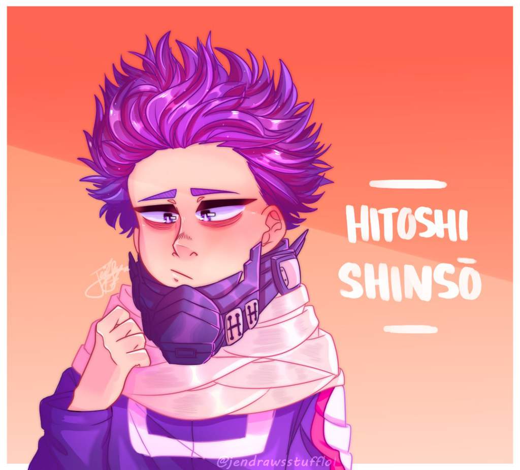 Shinso Hitoshi Drawing ↴⸼۰ 』 My Hero Academia Amino