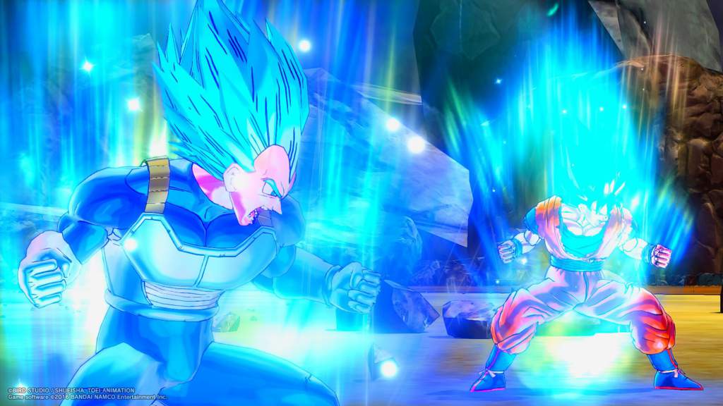 Vegeta Goes Super Saiyan Blue Evolution Photo Mode | DragonBallZ Amino