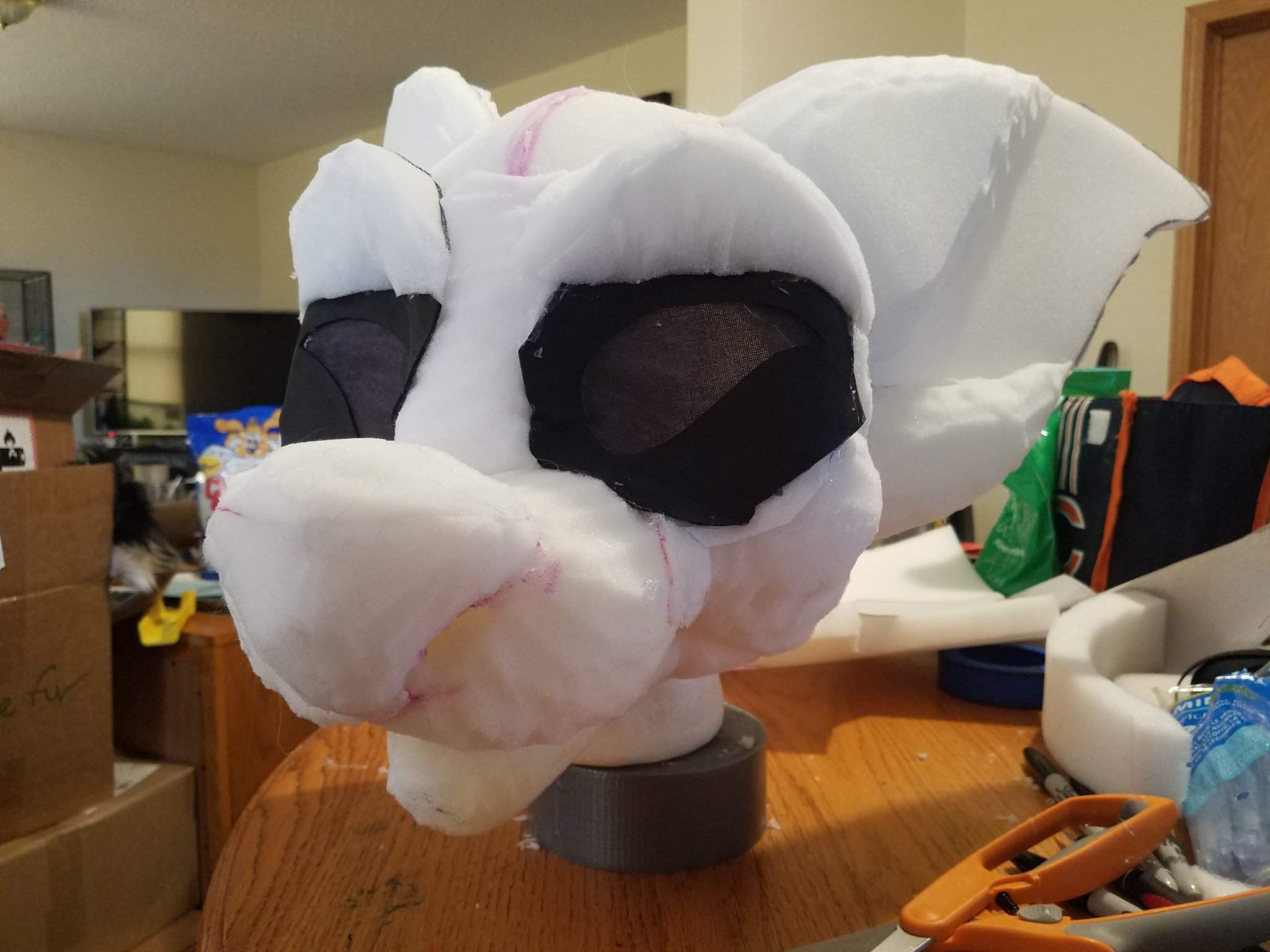 Finished Manokit Headbase Comm | Fursuit Maker Amino Amino