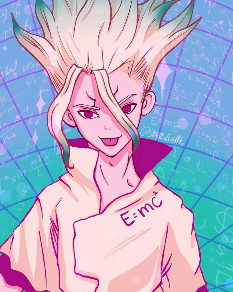 Ishigami Senku fan art by @St4r.light | •Anime• Amino