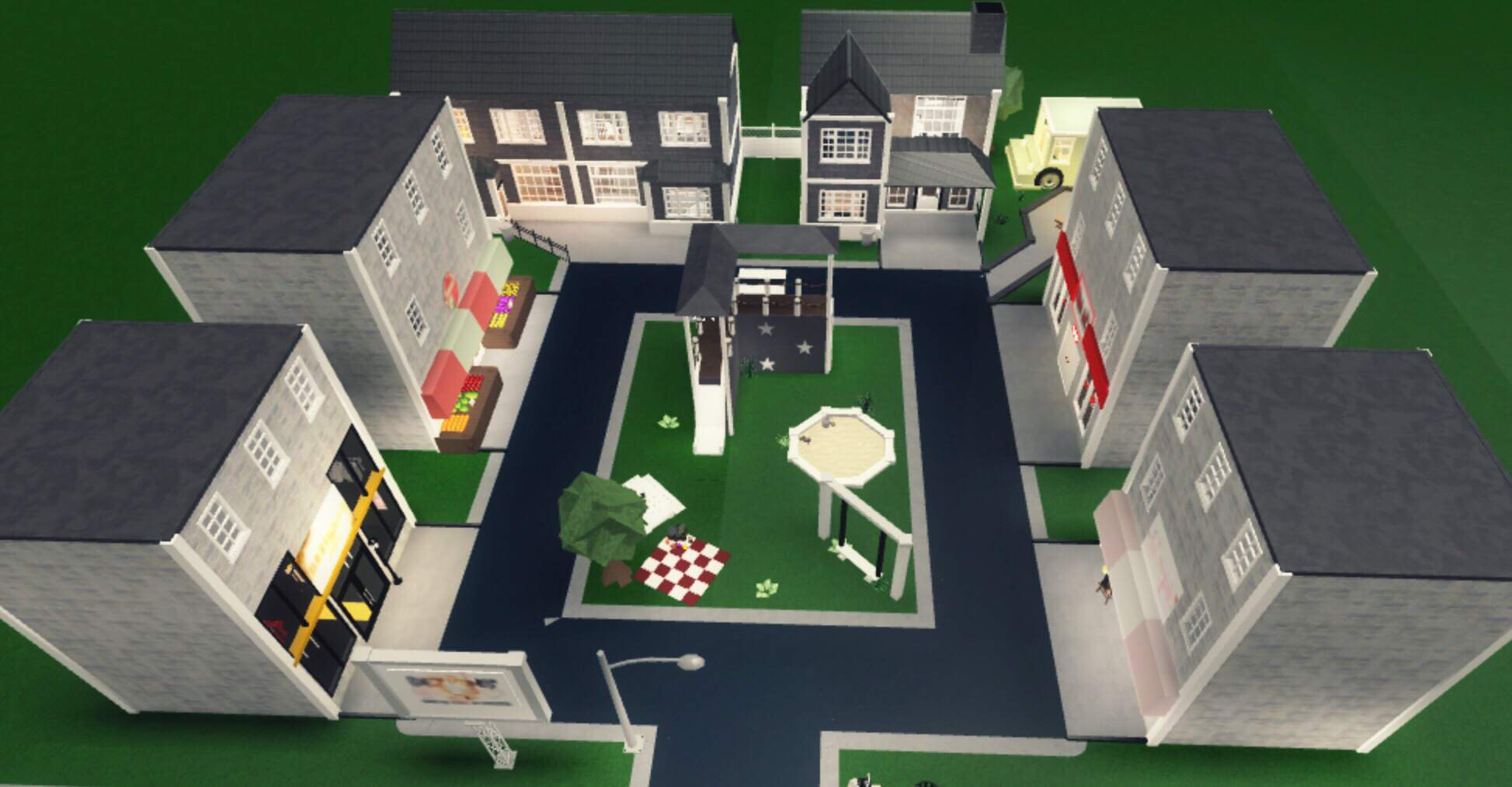 Bloxburg Town Layout City Layout Minecraft House Plans Diy House Plans ...