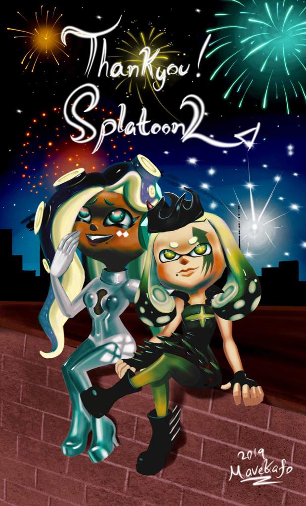 Final Fest Wallpaper- Art by: Mavekafo | Splatoon Amino