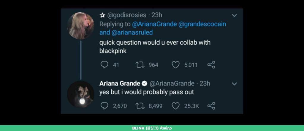ari & blackpink collab ? | Ariana Grande Amino