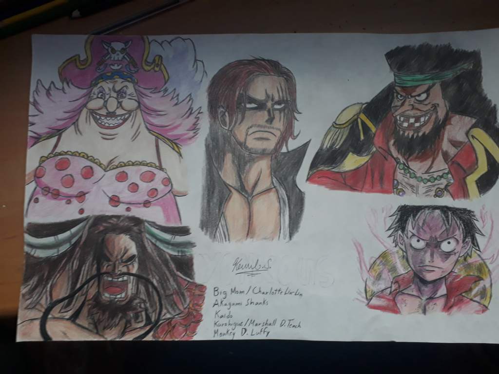 Los cinco Emperadores •Arte Amino• Amino