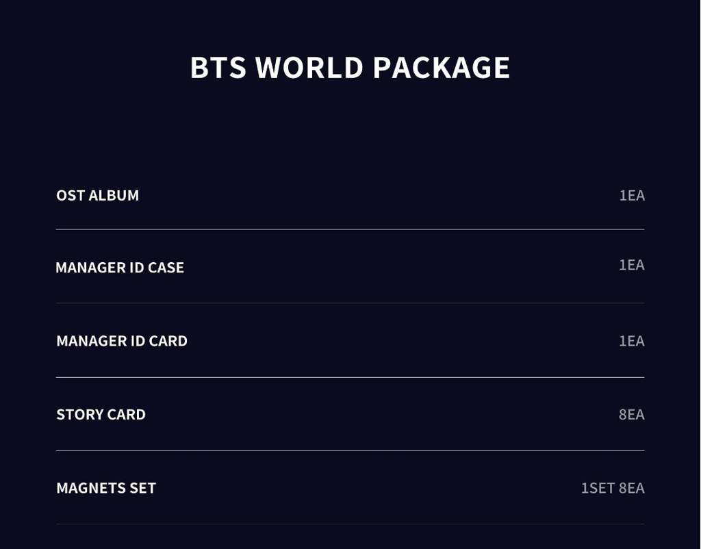 [NEWS] 190726 BTS WORLD OST Limited Edition Package Is Now Available For All #BTSWORLD Managers