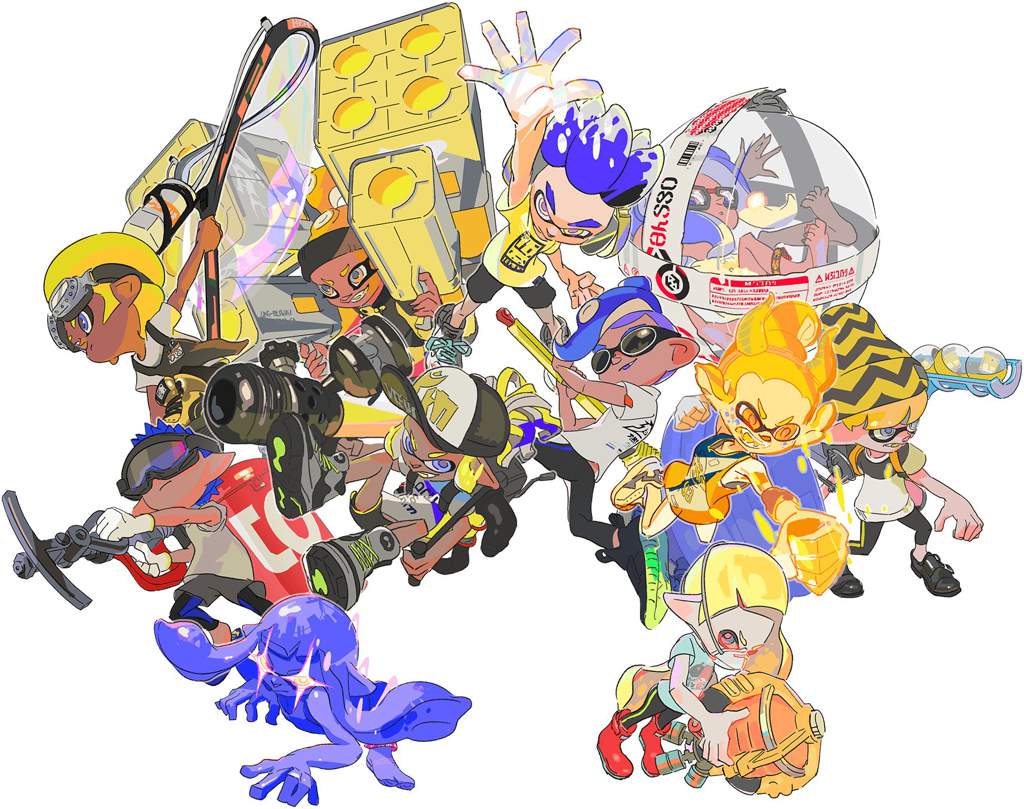 Nintendo shares official Splatoon Koshien 2020 artwork. | Splatoon2》 Amino