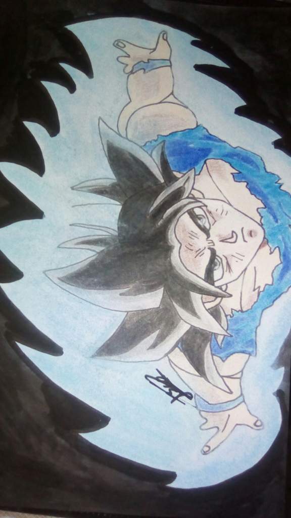 Dibujo de Goku ultrainstinto 100x100 dominado. | DibujArte Amino