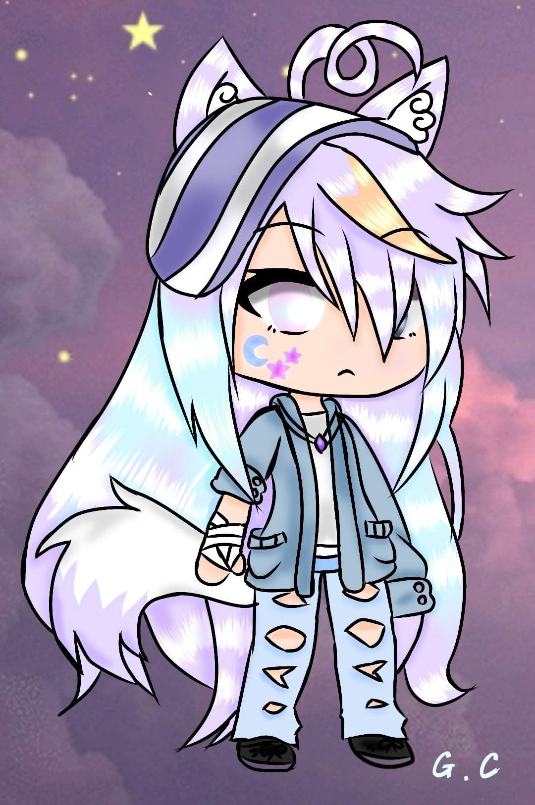 Commission for Mystical Wolfie Done! | Gacha-Life Amino