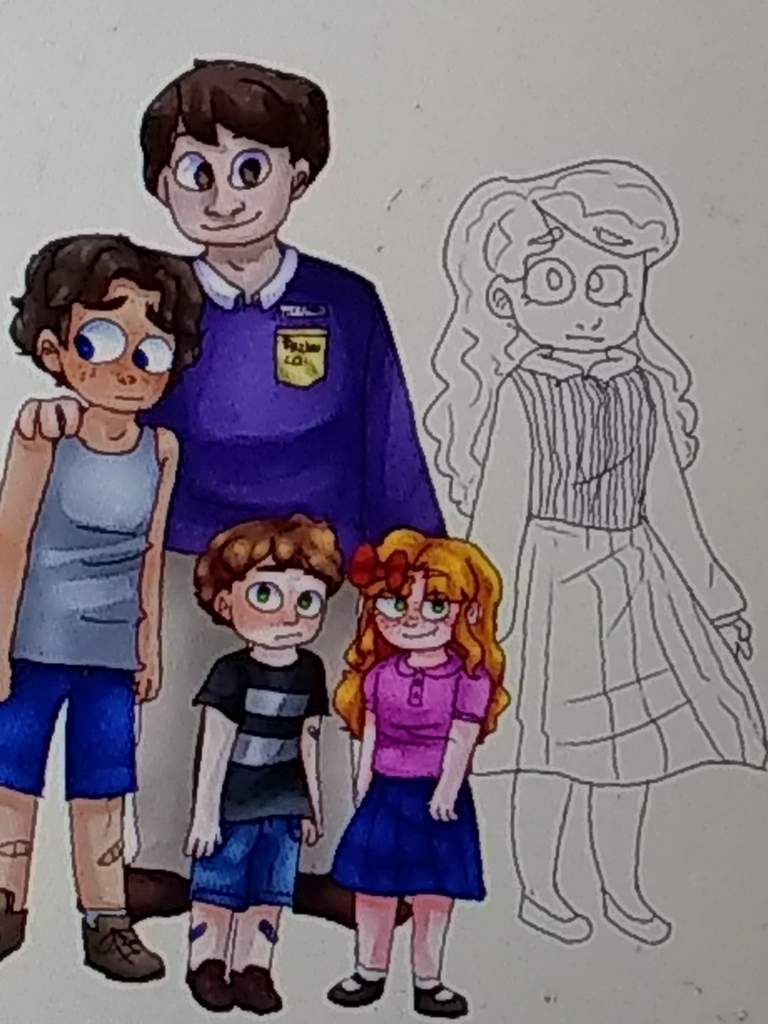 The Afton family- art | Five Nights At Freddy's Amino