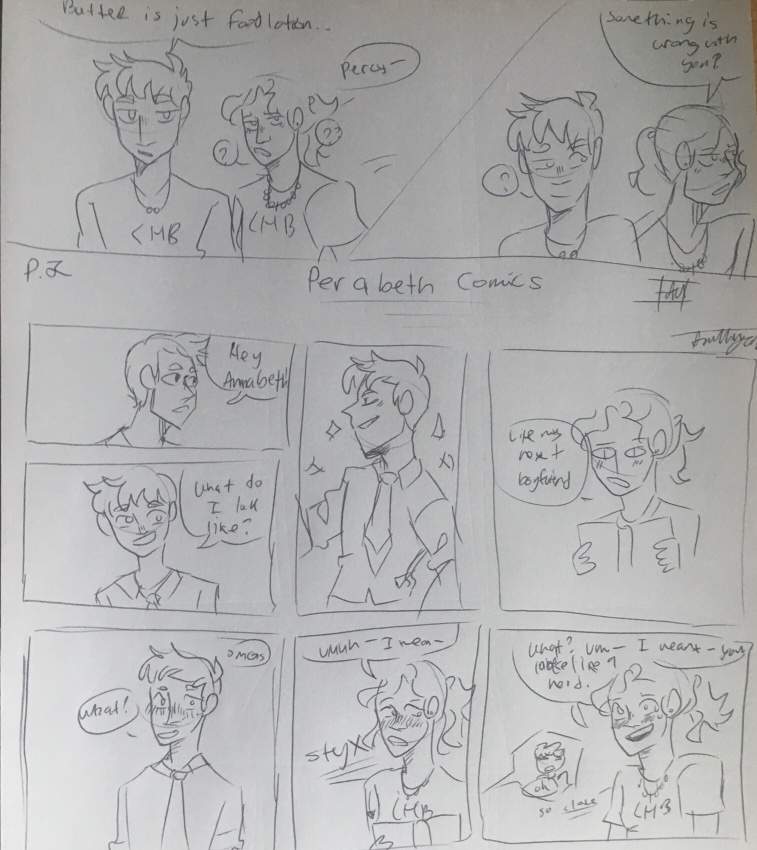 Percabeth Comics 1 | Camp Riordan Amino