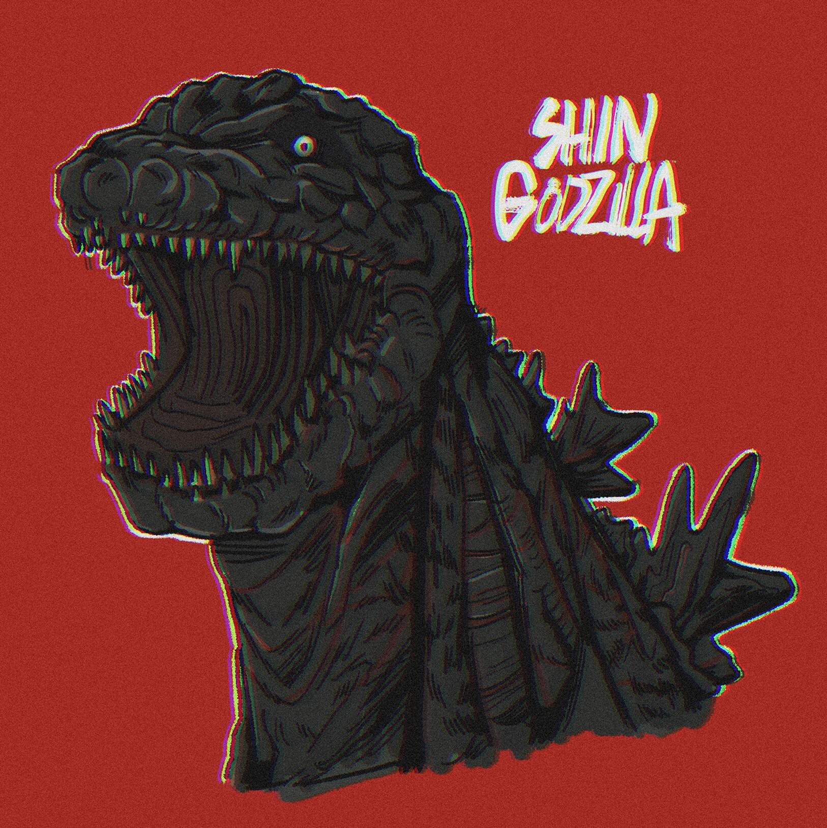 Shin Godzilla doodle | Godzilla Amino