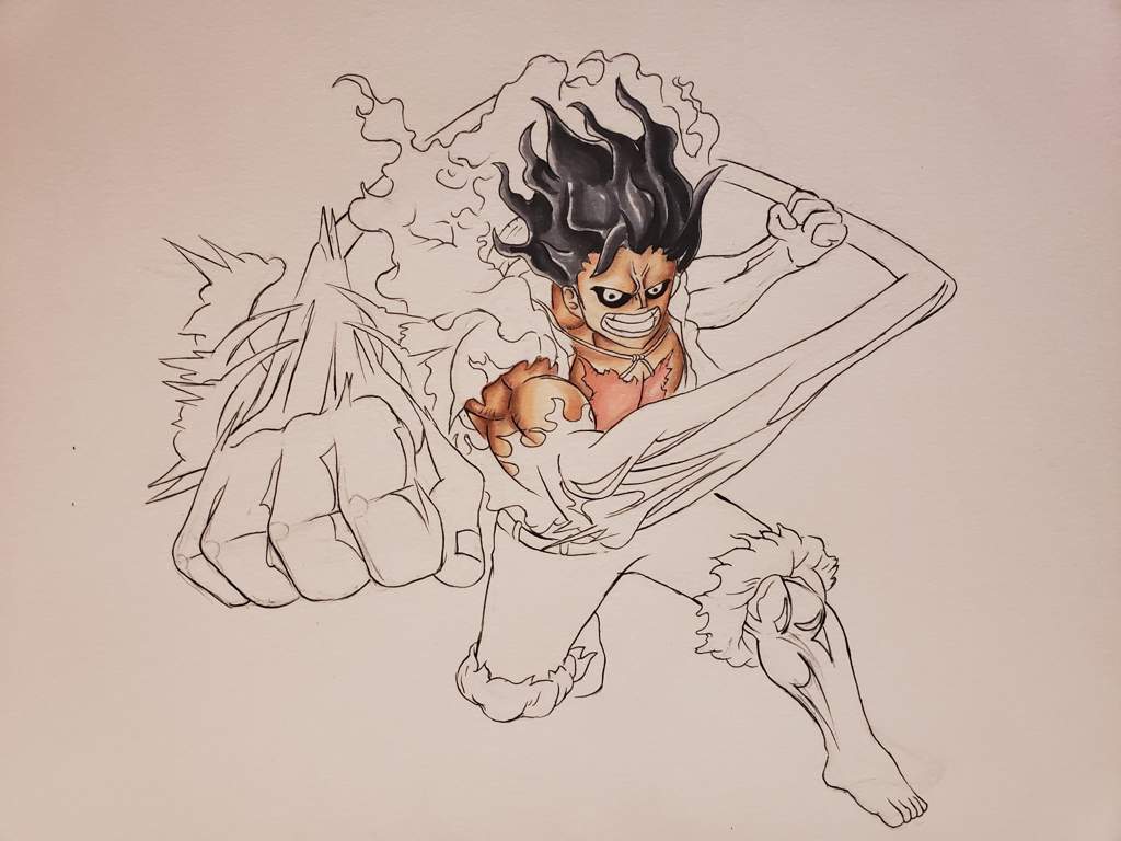 Strawhats drawing #1: Monkey D. Luffy | One Piece Amino