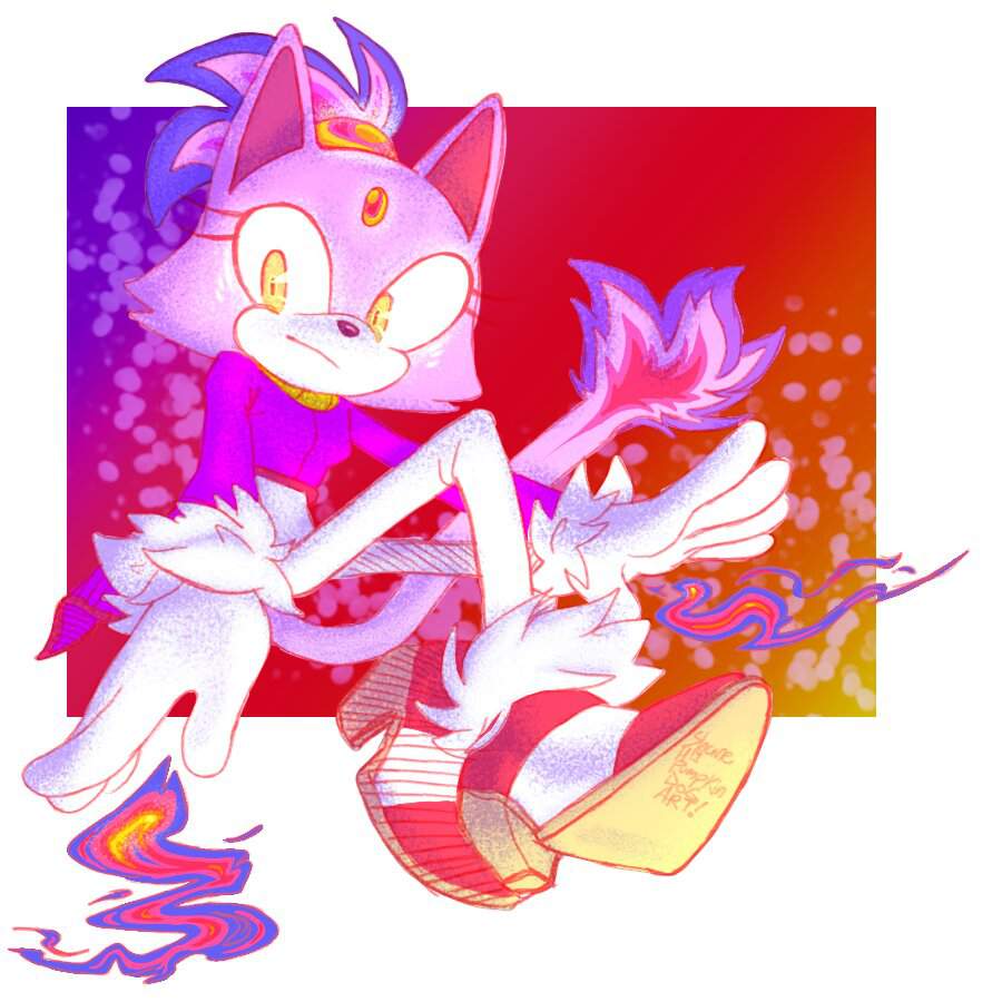 Purple fire Cat | Sonic the Hedgehog! Amino