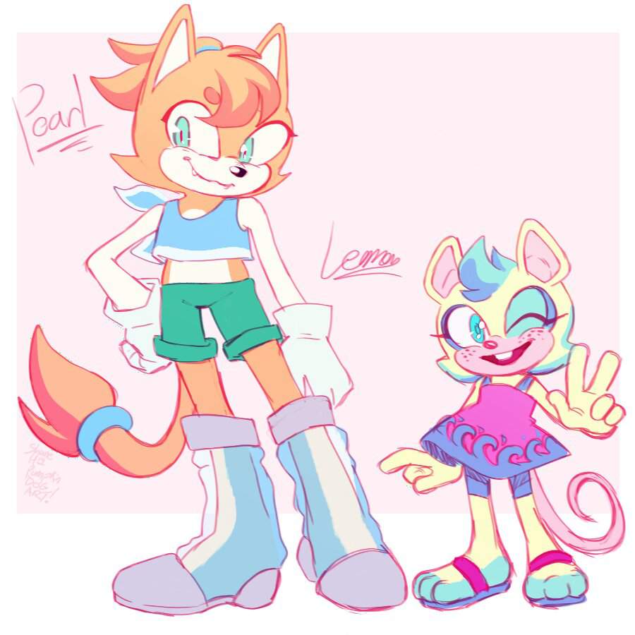 Pearl and Lemon | Sonic the Hedgehog! Amino