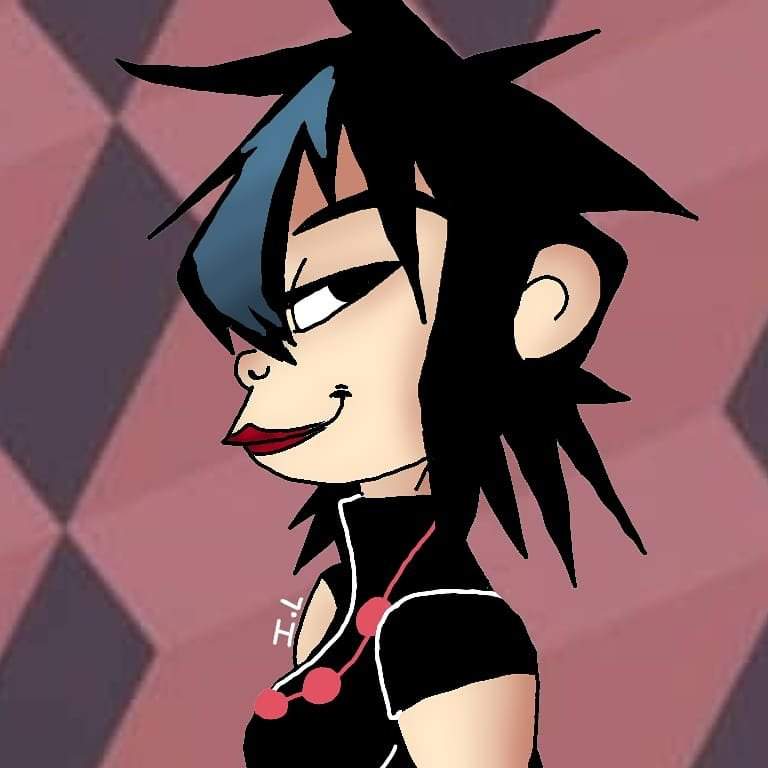 Suzuki[Fanart]Noodle(Side View) | Gorillaz Amino