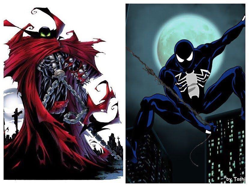 Spawn Versus Symbiote Spiderman | Battle Arena Amino Amino