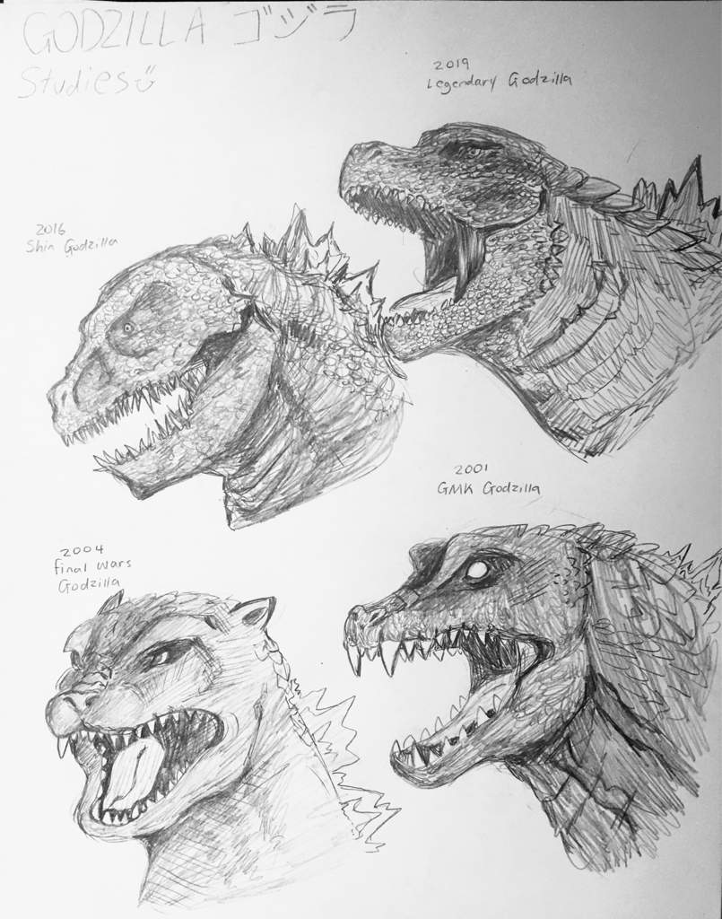 Godzilla Head Studies Godzilla Amino - godzillas head roblox