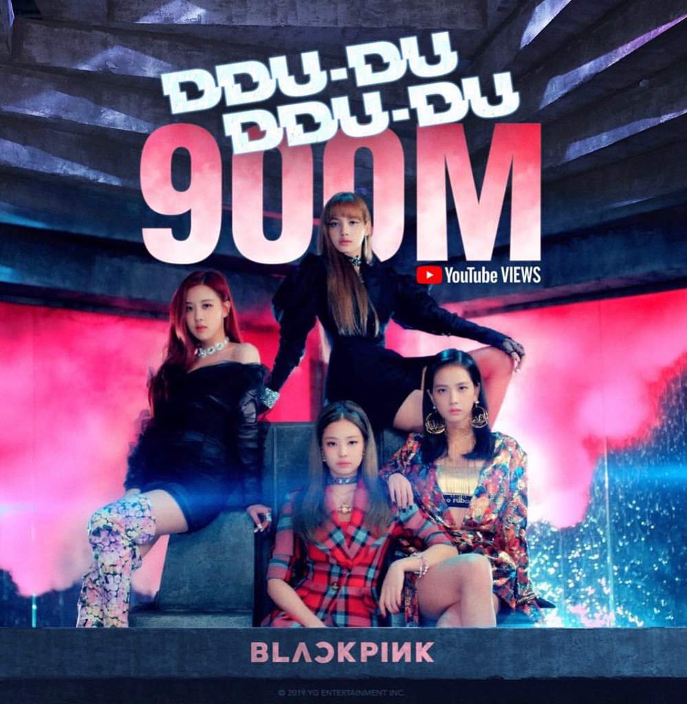 BLACKPINK’s “DDU-DU DDU-DU” Becomes 1st Ever K-Pop Group MV To Hit 900 ...