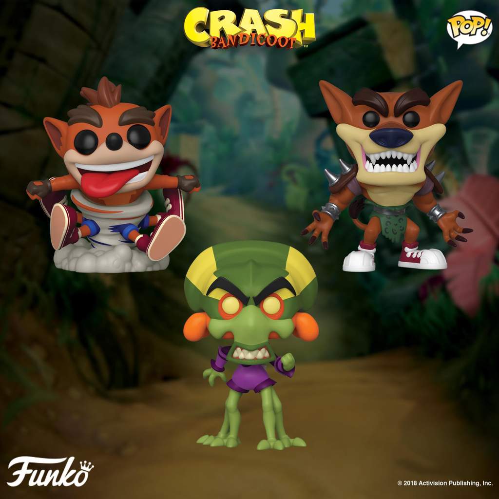 Novos Funko Pop do Crash Bandicoot | Crash Bandicoot Oficial Amino