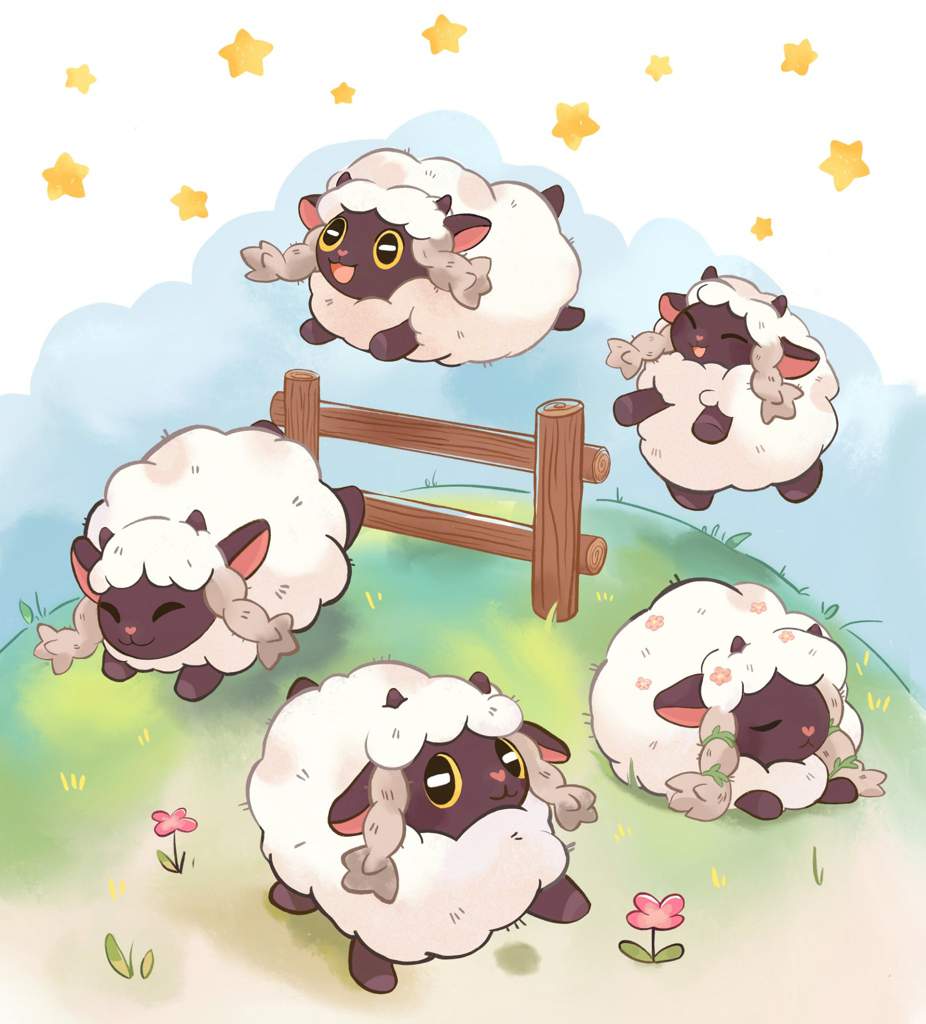 Counting Wooloo before bed | Pokémon Amino