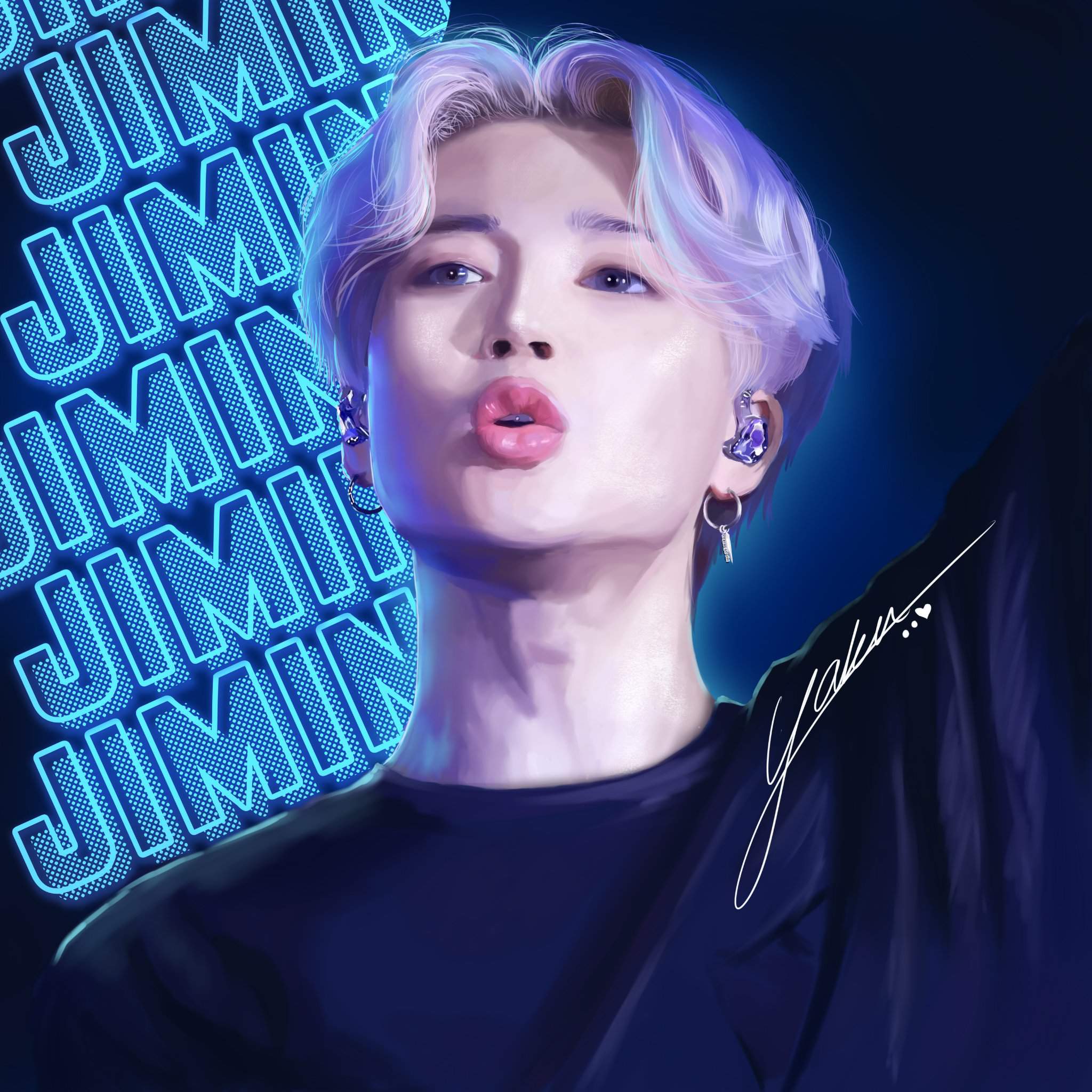 💙Jimin FA💙 + speedpaint | ARMY's Amino