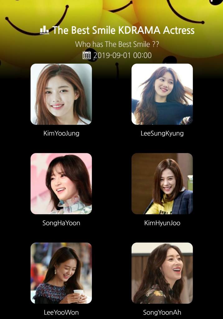 📌KDramaPoll📌 🏆The Best Smile KDRAMA Actress 2019[A] KDrama Amino