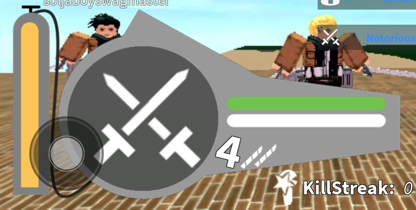 Attack On Titan Downfall Roblox How To Use Canon