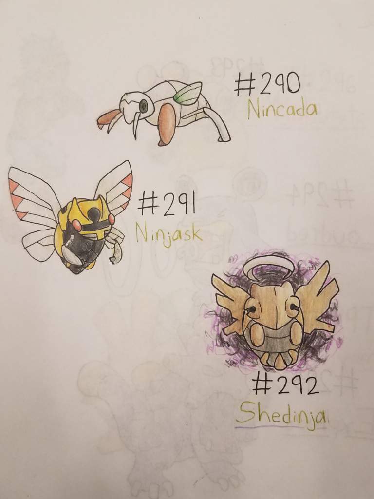 Gotta Draw Em All 290 292 Pokemon Amino