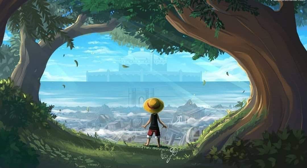 Ai les dejo un fundito de pantalla de luffy pequeño es bellísimo | •One ...