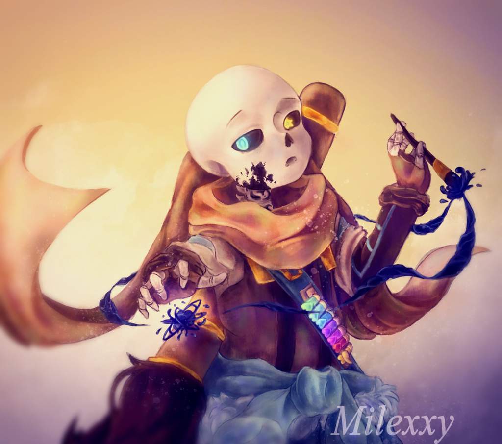 Undertale Au Ink Sans Wallpaper