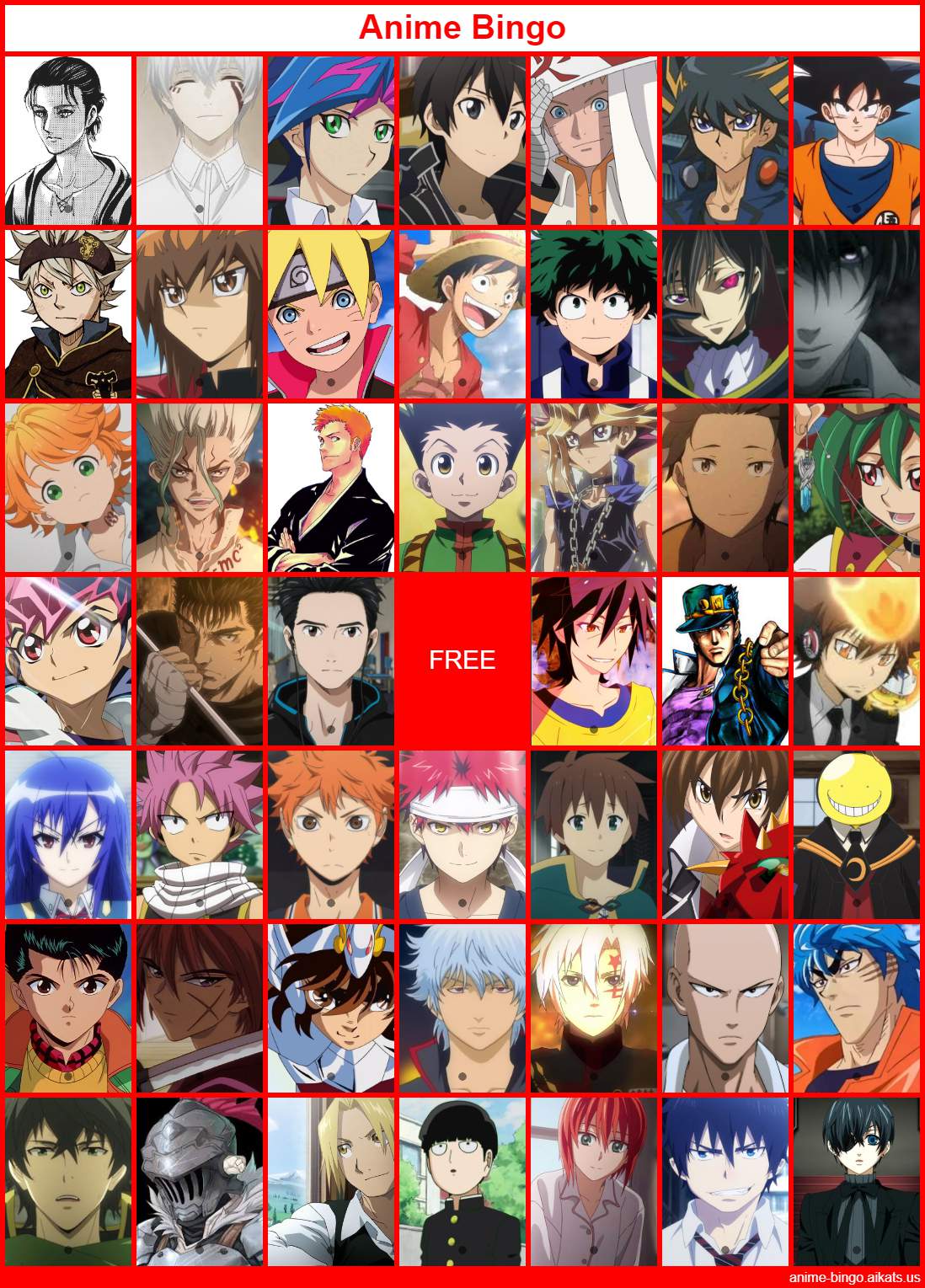 Pick Your Main Character | Anime Amino