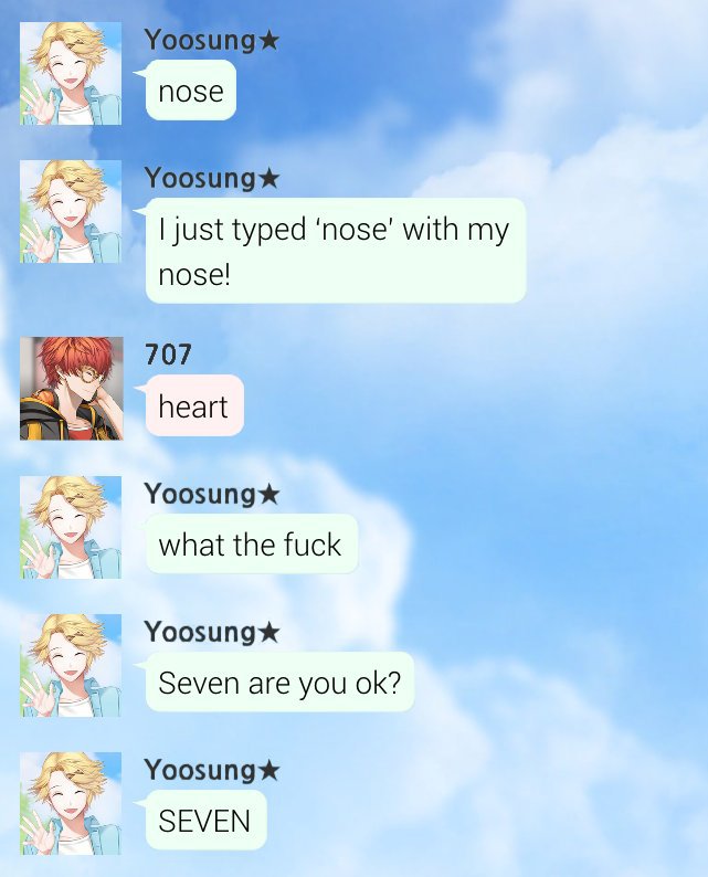 mystic messenger emails oil