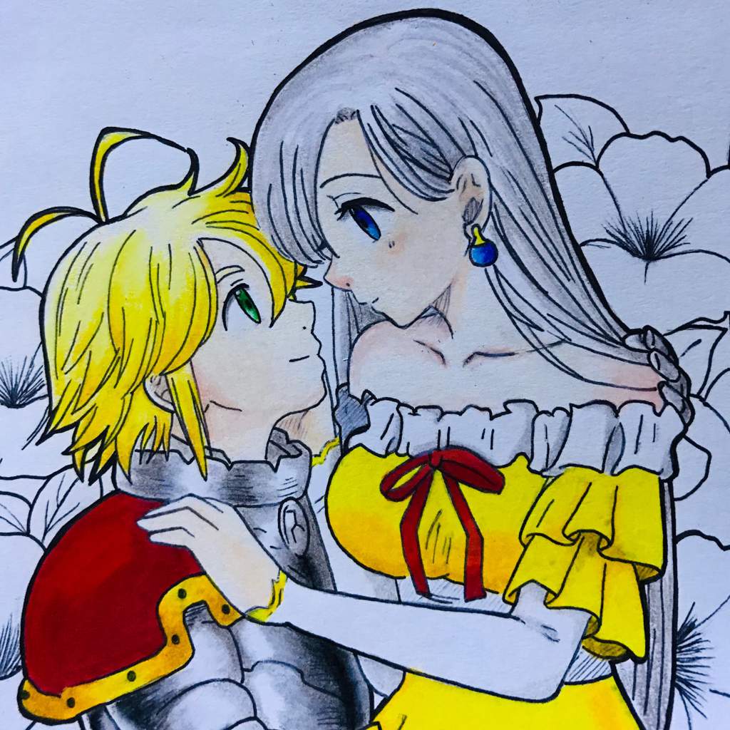 ⁰⁰⁴;;Meliodas & Elizabeth | Dibujo 💫 | Nanatsu No Taizai Amino™ Amino