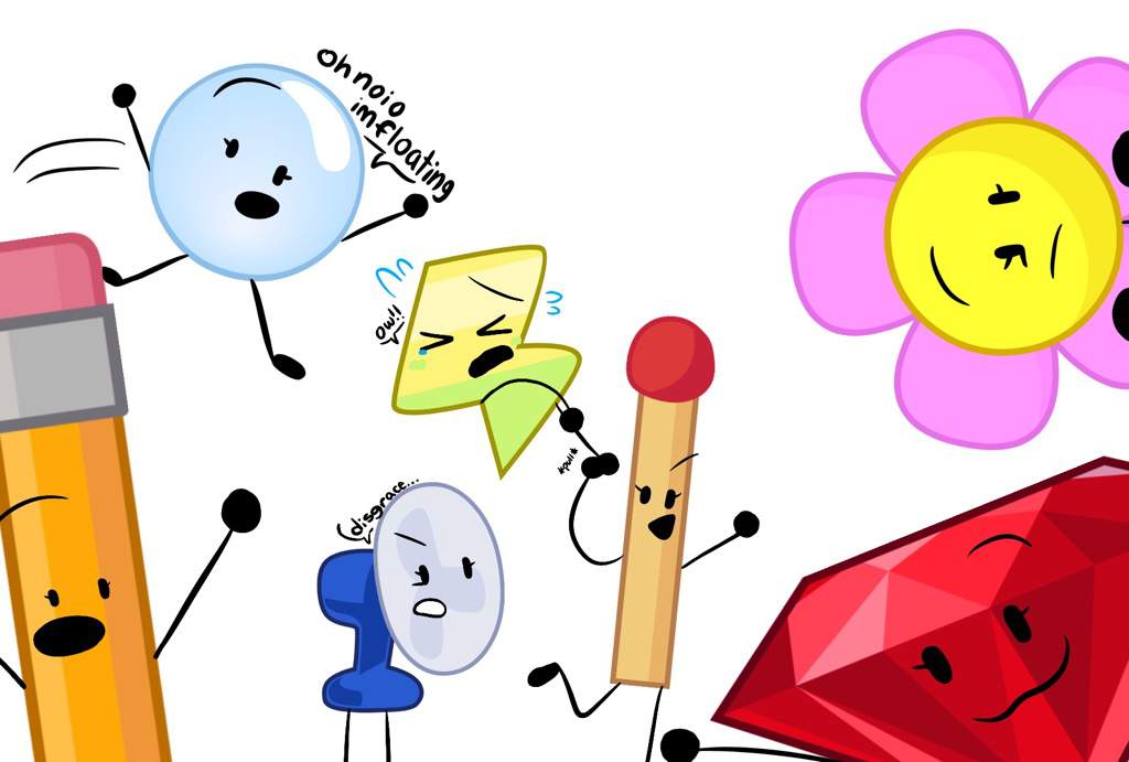 iance group picture without snowball | BFDI💖 Amino