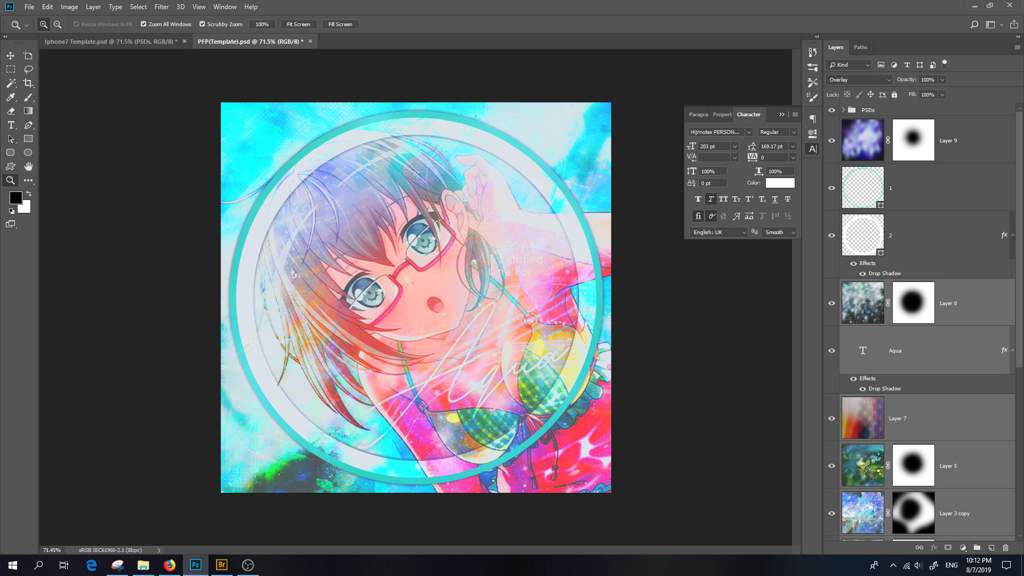 Watch Me Edit // Summer Vacation Maya BG | Editing & Designing Amino