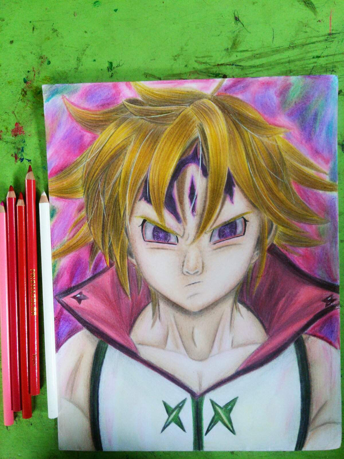 Meliodas semi realista | Arte Anime Amino Amino