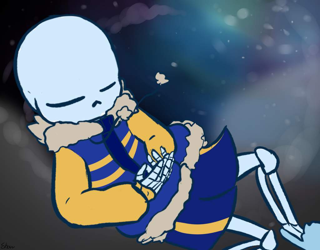 Shhh... Just let him dream- Outertale Sans | Undertale Amino