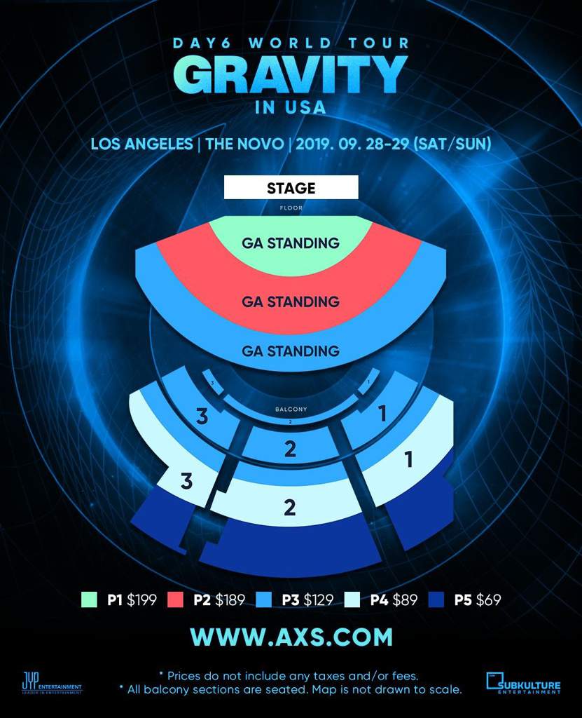 Day6 Gravity 2nd World Tour Seating Charts Day6 Amino