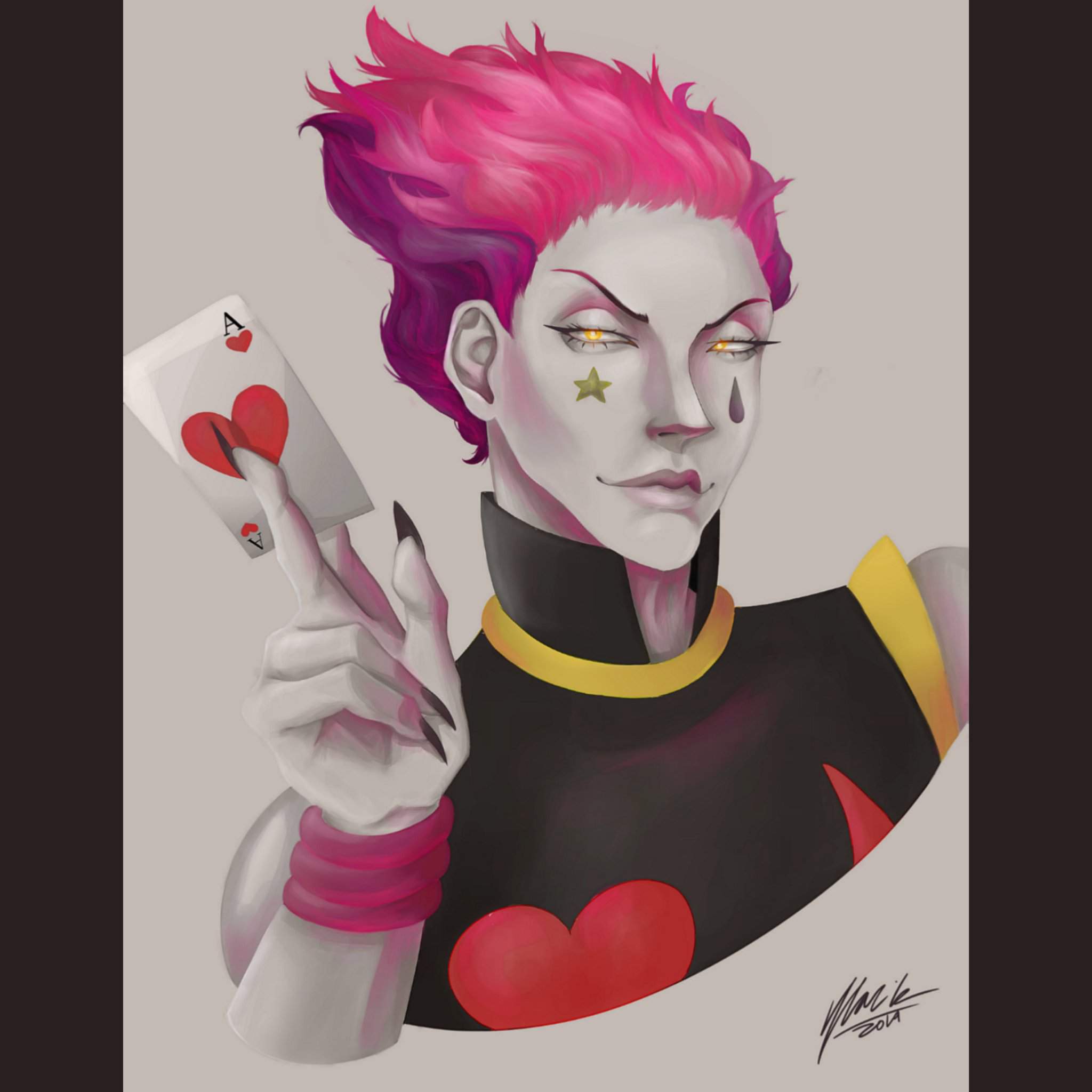 Hisoka Digital Zeichnung 👀👀 | 🔸German Anime🔸 Amino