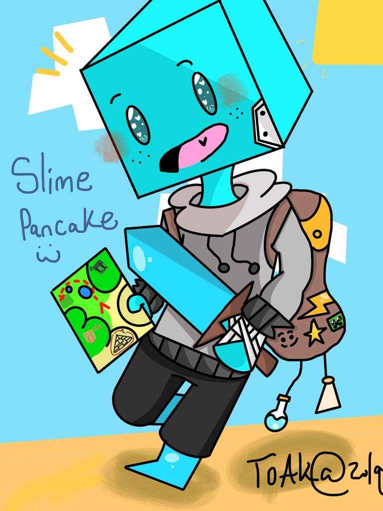 Slime Pancake Fanart Minecraft Amino