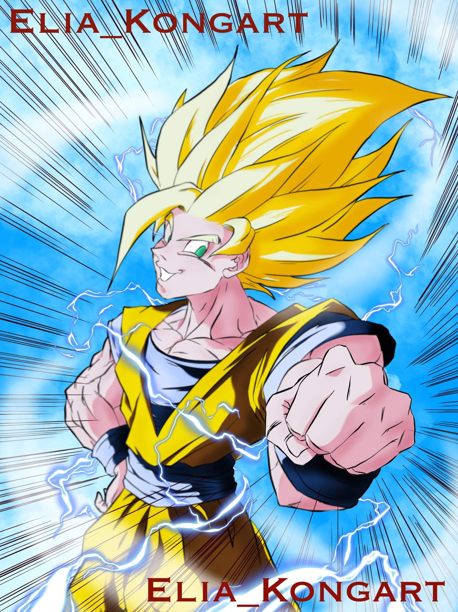 CHEERY GOKU SSJ2 | DragonBallZ Amino