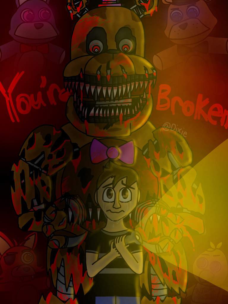 [GORE WARNING] You’re Broken | Five Nights At Freddy's Amino