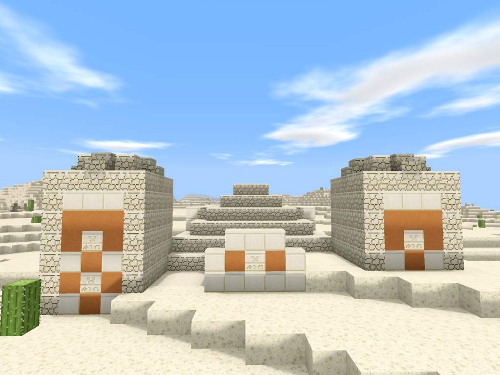 DESERT TEMPLE/PILLAGER OUTPOST/VILLAGE COMBO | Minecraft Amino