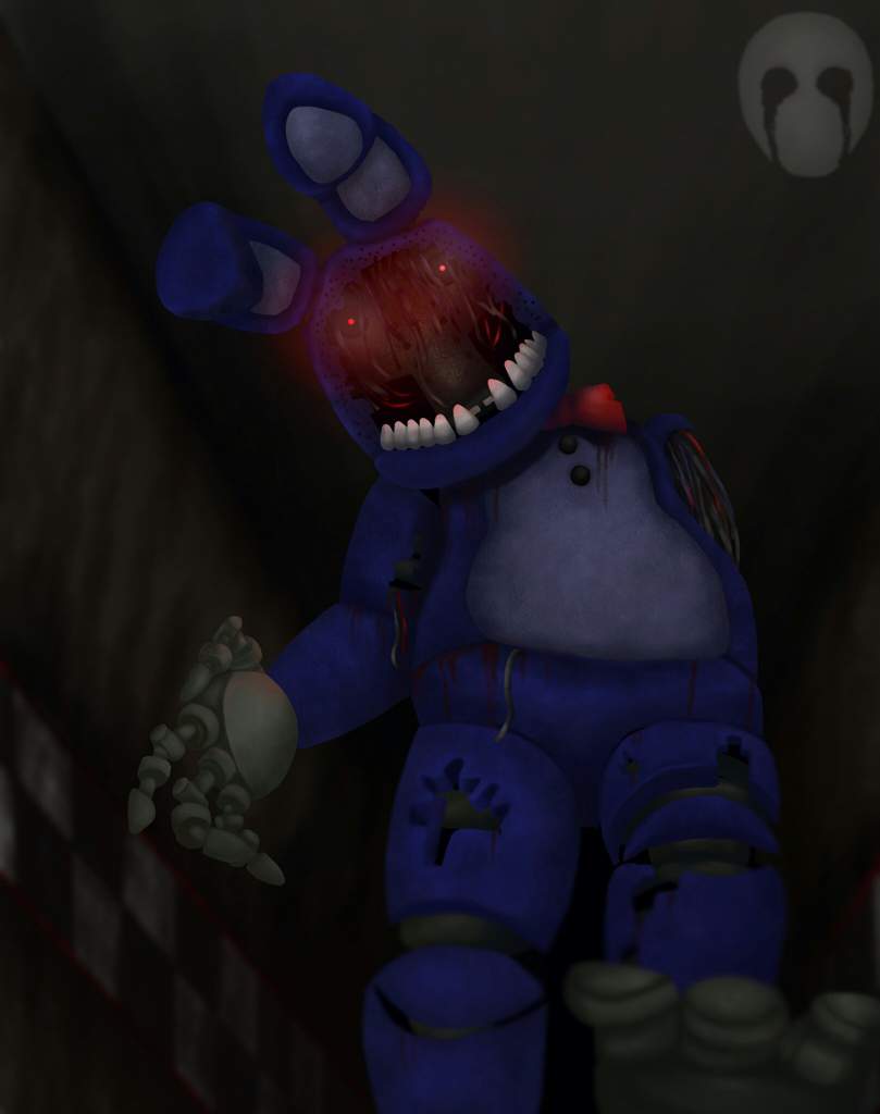 Withered Bonnie fan_art |redraw| | Five Nights At Freddy's Amino