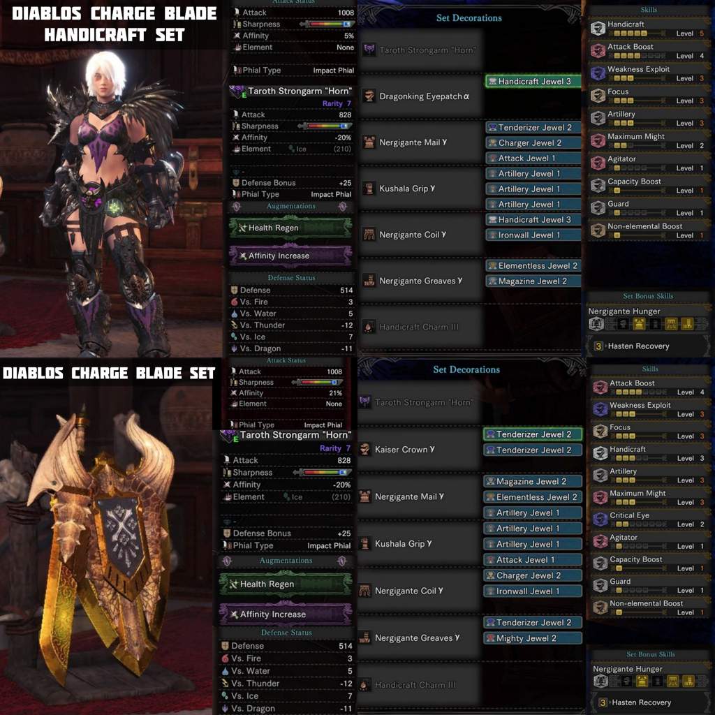 Mhw Jhojho S Charge Blade Sets Monster Hunter Amino