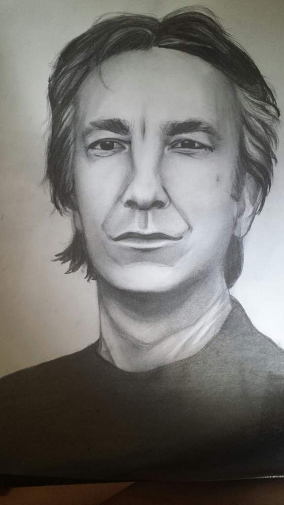 Alan Rickman Drawing Hogwarts School Amino