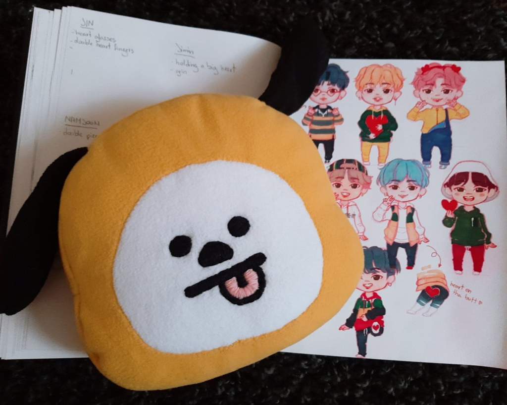 chimmy bts plushie