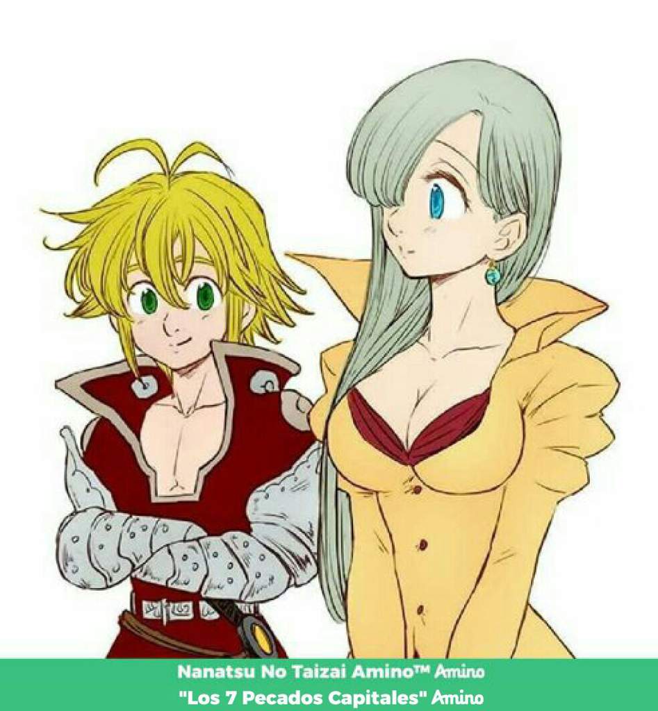 Elizabeth x meliodas Wiki "Los 7 Pecados Capitales" Amino